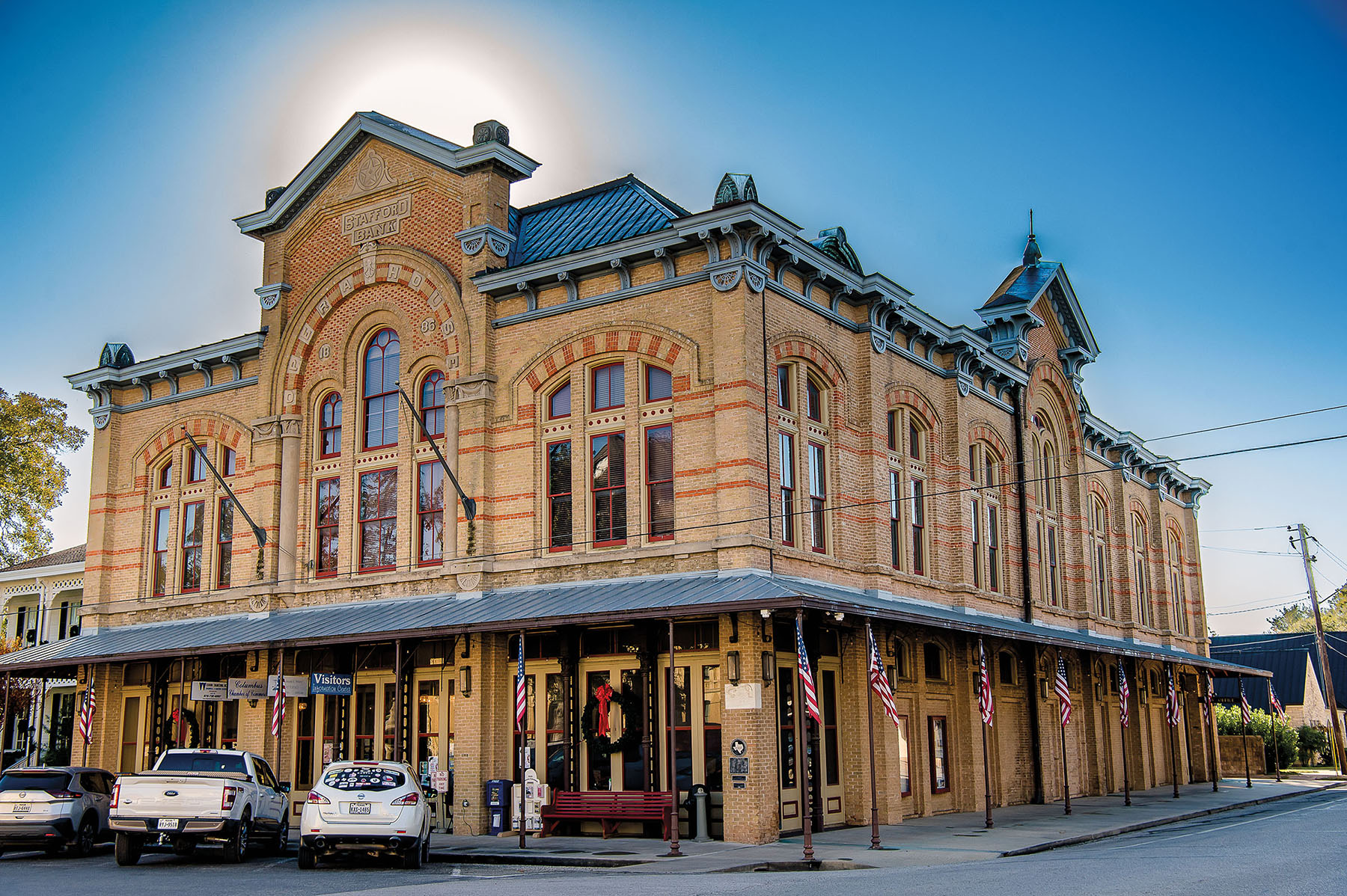 Historic downtown Columbus, Texas