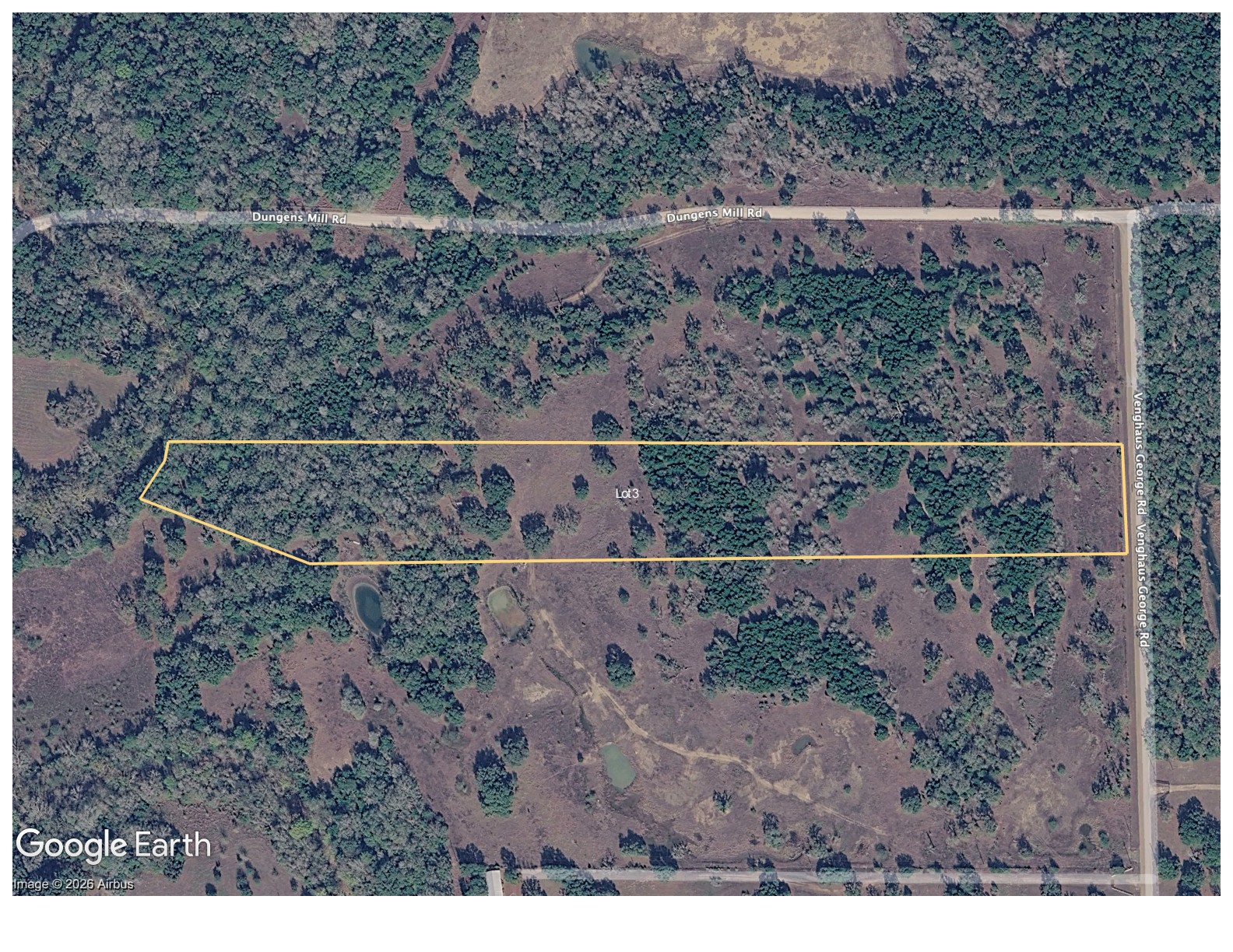 Lot 3 aerial — 10.75 acres
