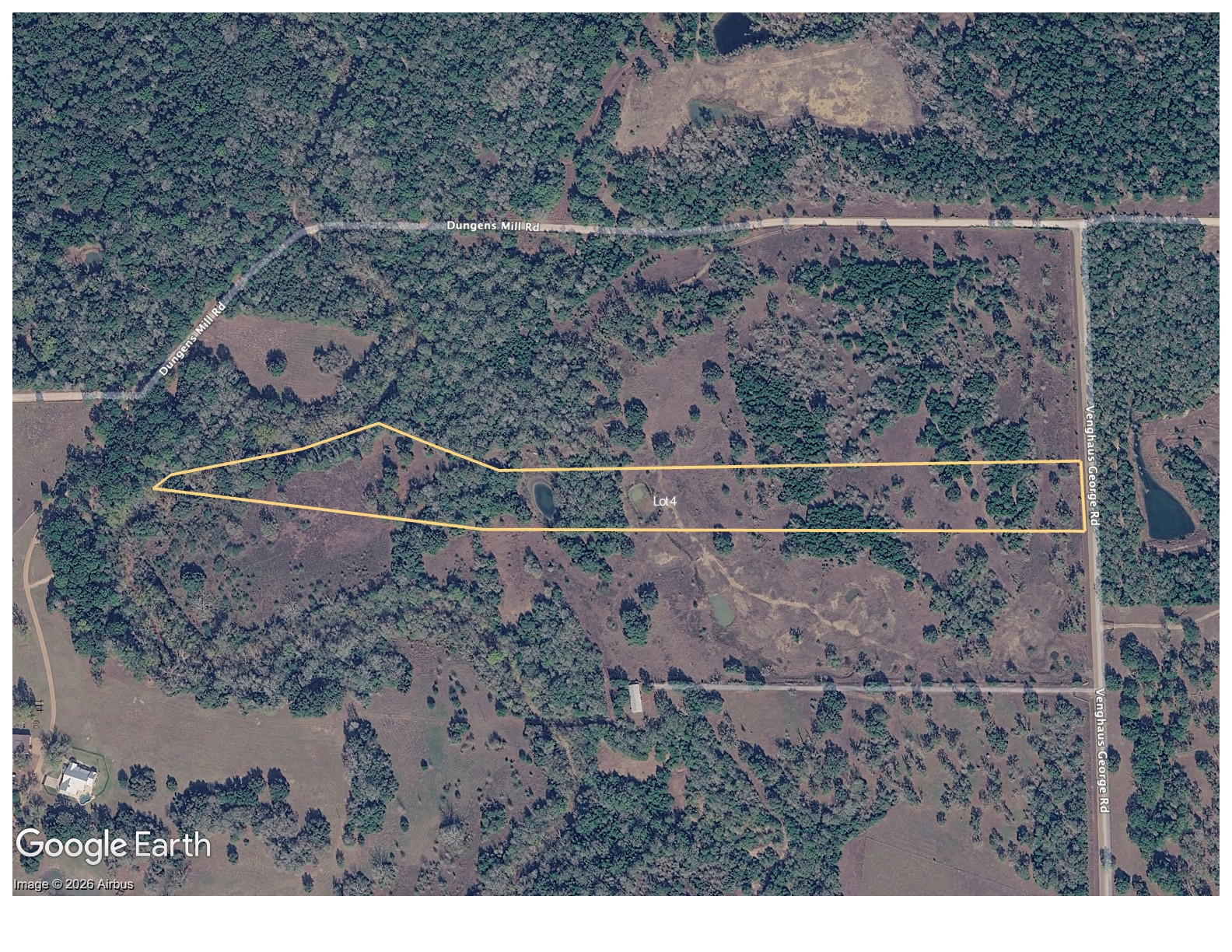Lot 4 aerial — 11.00 acres