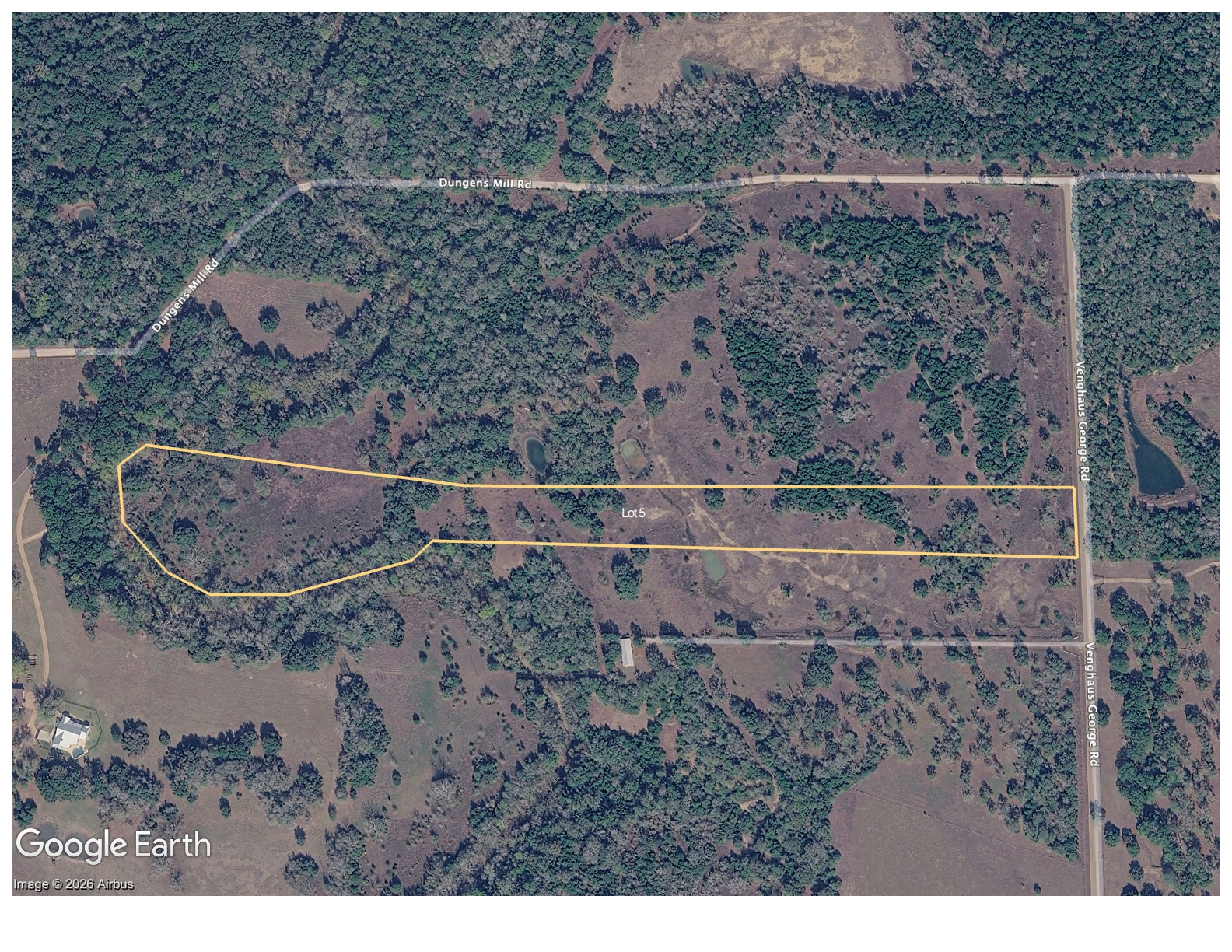 Lot 5 aerial — 14.07 acres