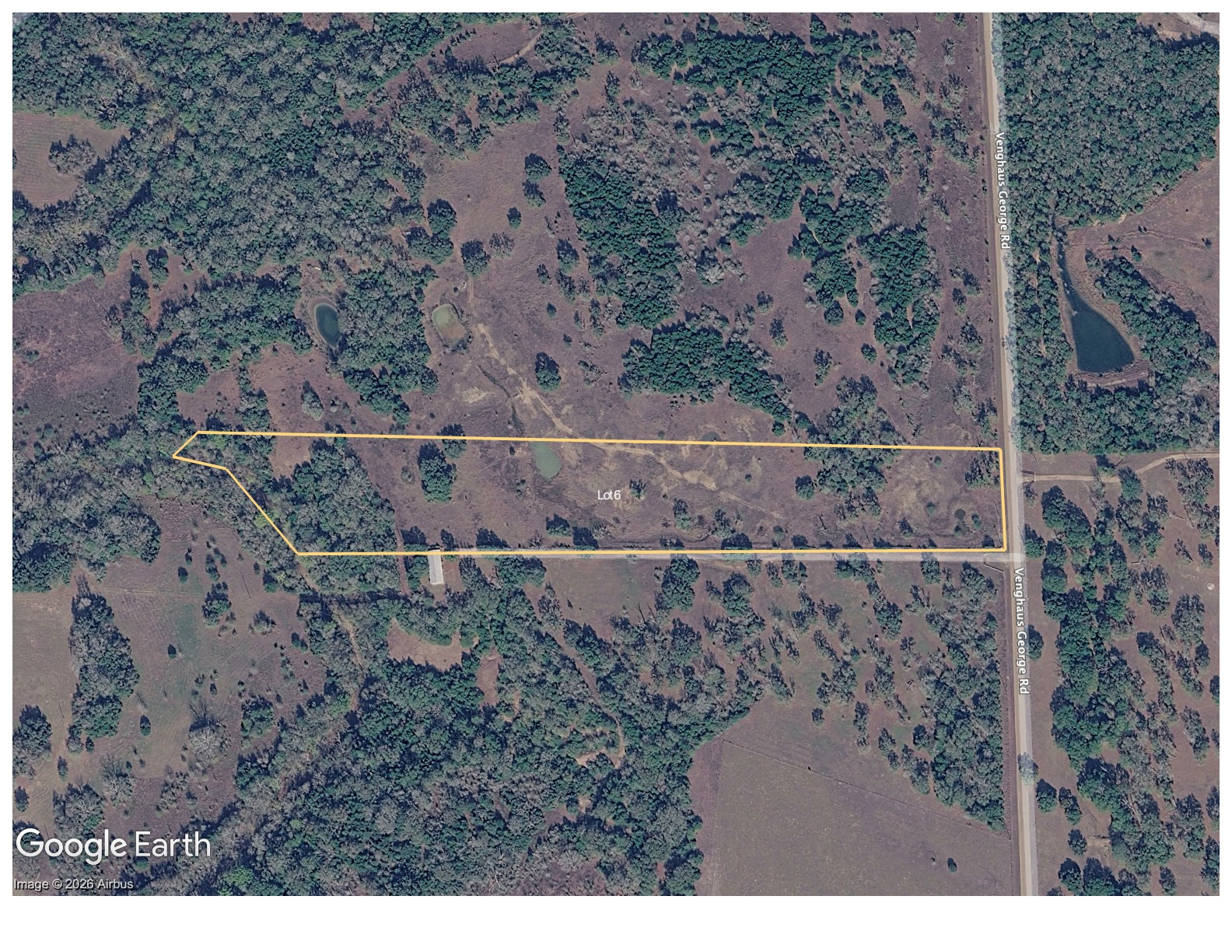 Lot 6 aerial — 10.45 acres