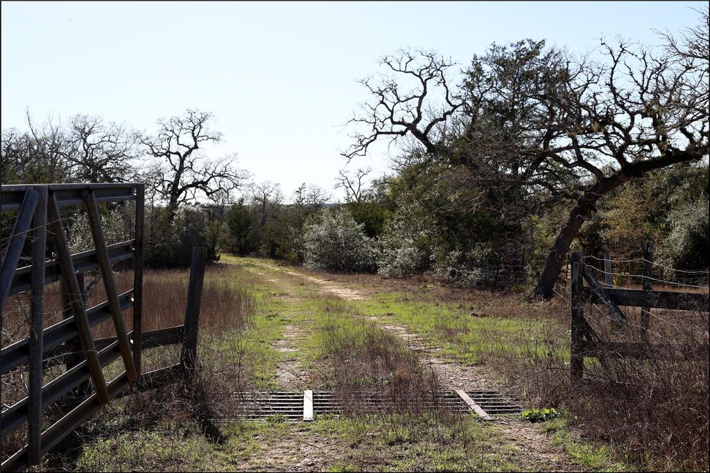 Gated entrance to the property